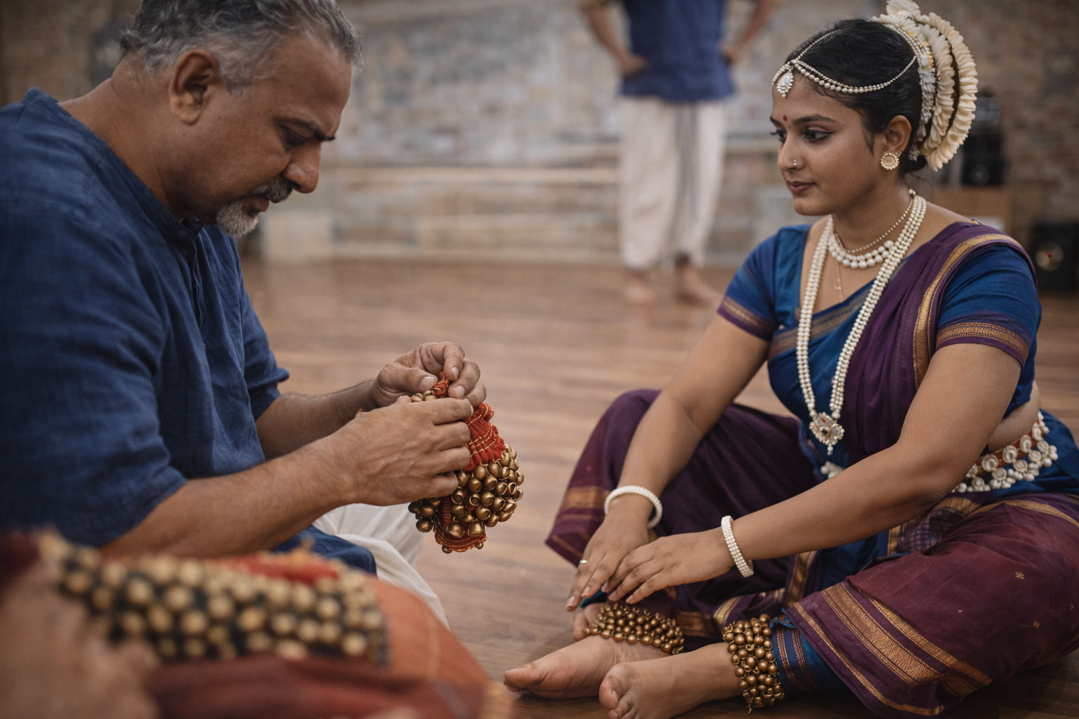 Should beginners wear ghungroo in Odissi class
